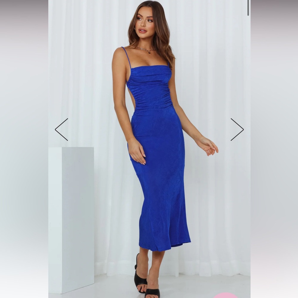 Hello Molly Backless Midi Dress
